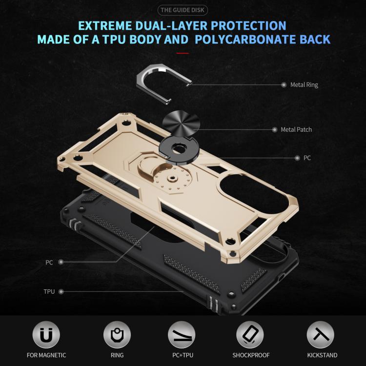 For Samsung Galaxy S25 Edge 5G Shockproof TPU + PC Phone Case
