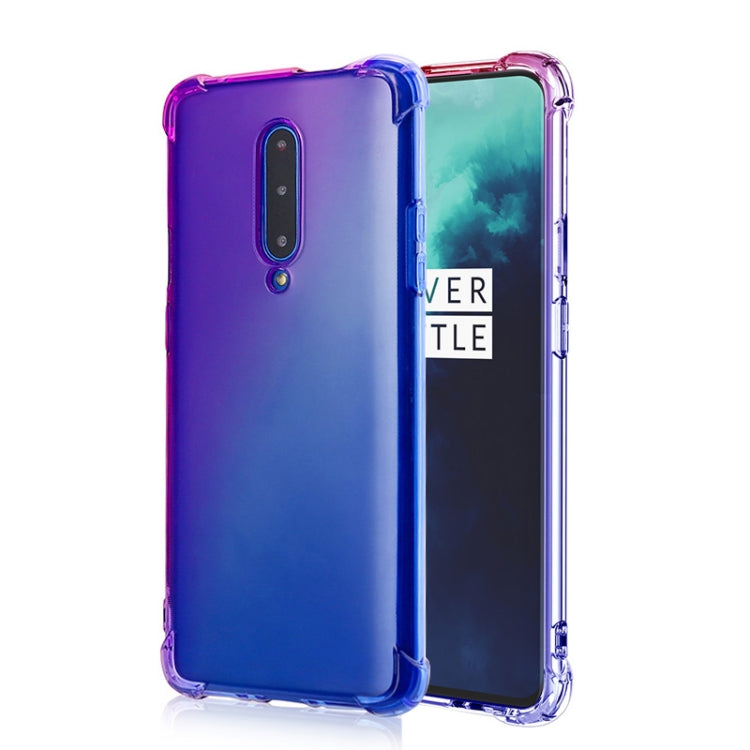 For OnePlus 7 Pro Four-Corner Airbag Shockproof Gradient Color TPU Protective Case
