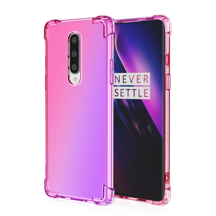 For OnePlus 8 Four-Corner Airbag Shockproof Gradient Color TPU Protective Case