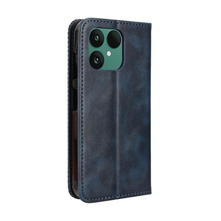 For Fairphone 6 Magnetic Buckle Retro Texture Leather Phone Case