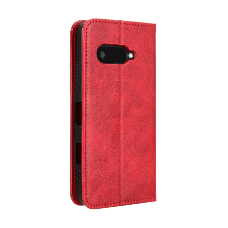 For Kyocera Digno SX4 Magnetic Buckle Retro Texture Leather Phone Case