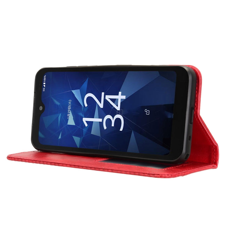 For Kyocera Digno SX4 Magnetic Buckle Retro Texture Leather Phone Case