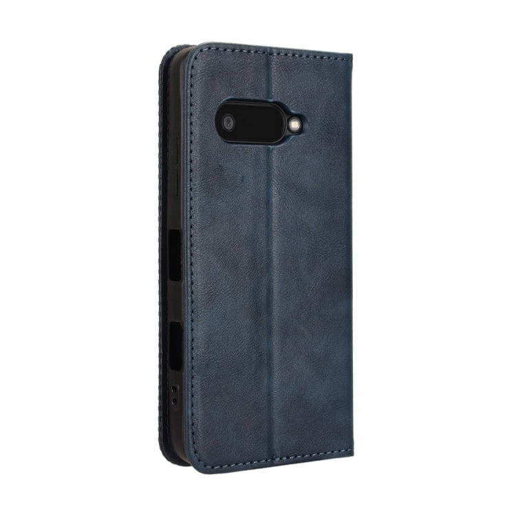 For Kyocera Digno SX4 Magnetic Buckle Retro Texture Leather Phone Case
