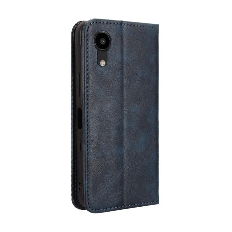 For Kyocera Digno SX5 KC-S306 Magnetic Buckle Retro Texture Leather Phone Case