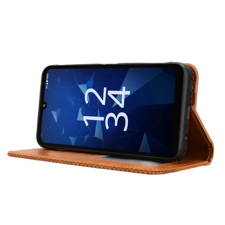 For Kyocera Digno SX5 KC-S306 Magnetic Buckle Retro Texture Leather Phone Case