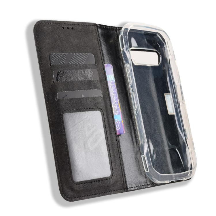 For Kyocera Torque G07 Magnetic Buckle Retro Texture Leather Phone Case