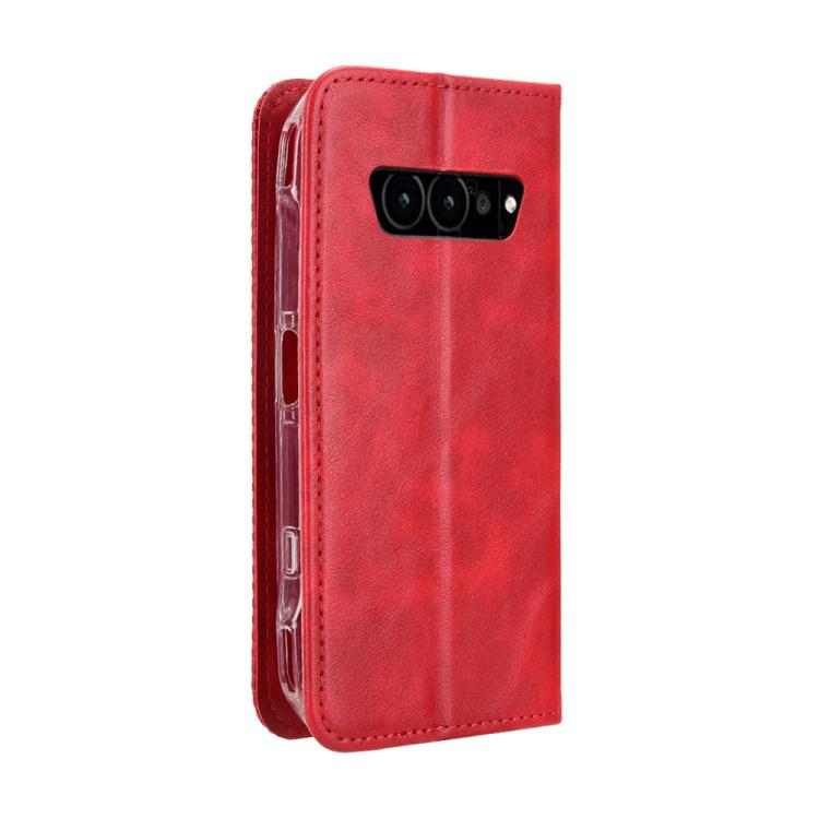 For Kyocera Torque G07 Magnetic Buckle Retro Texture Leather Phone Case