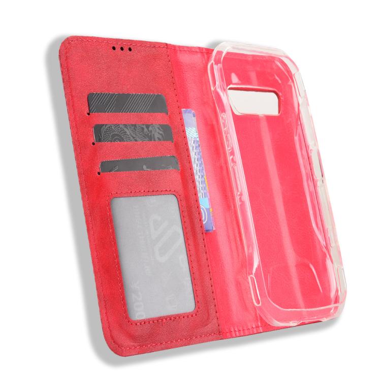 For Kyocera Torque G07 Magnetic Buckle Retro Texture Leather Phone Case