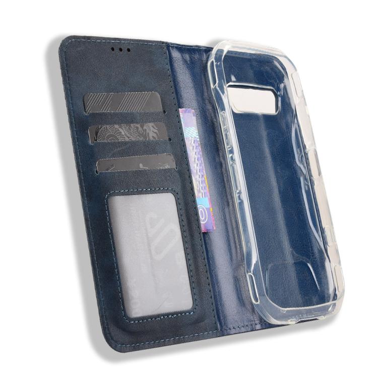 For Kyocera Torque G07 Magnetic Buckle Retro Texture Leather Phone Case