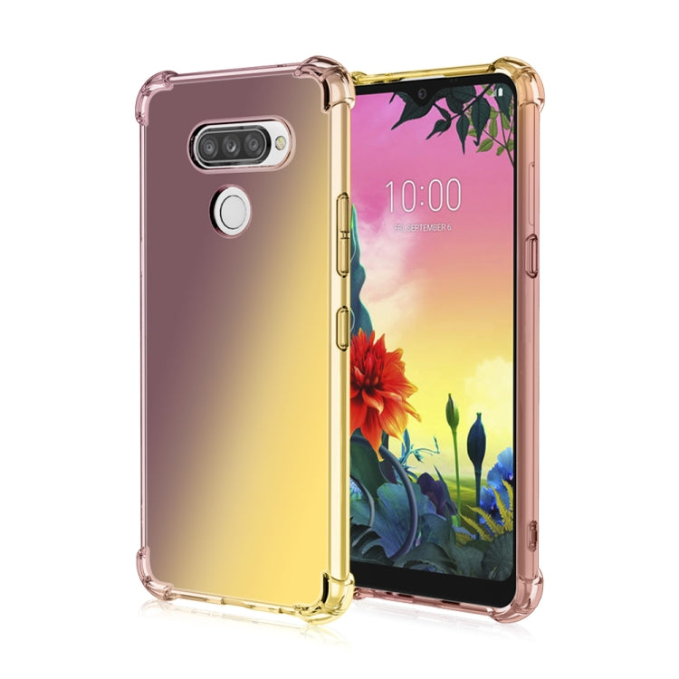 For LG K50S Four-Corner Airbag Shockproof Gradient Color TPU Protective Case