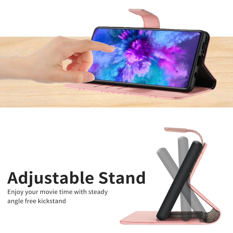 For Realme C63 4G Global/ C61 Rhombic Grid Texture Leather Phone Case