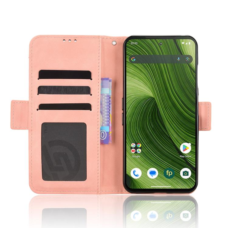 For Fairphone 6 Skin Feel Calf Texture Card Slots Leather Phone Case