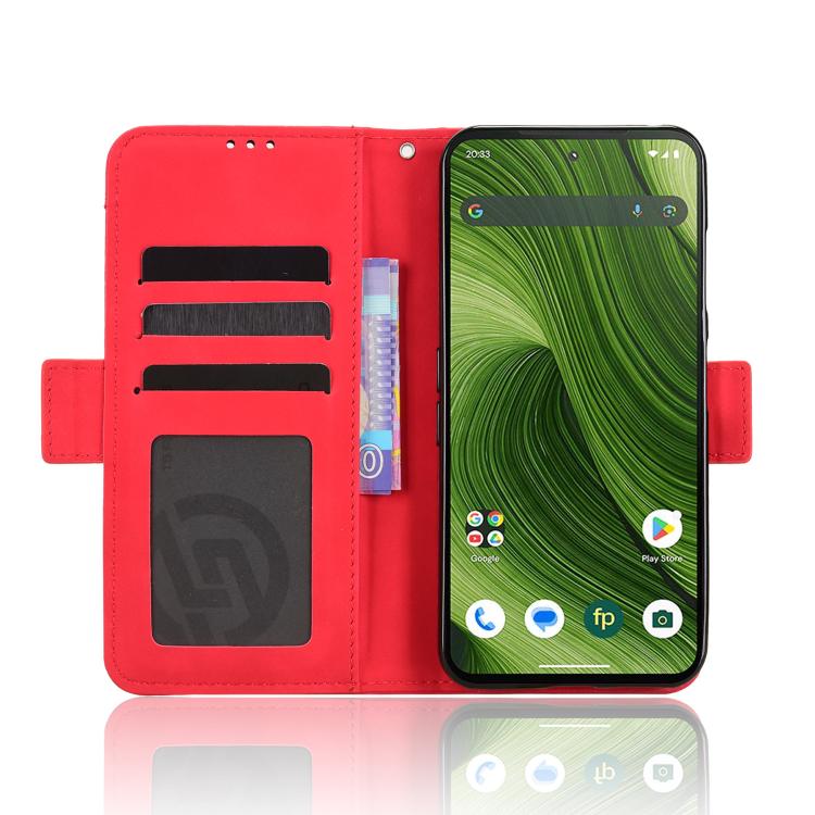 For Fairphone 6 Skin Feel Calf Texture Card Slots Leather Phone Case