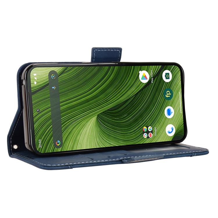 For Fairphone 6 Skin Feel Calf Texture Card Slots Leather Phone Case