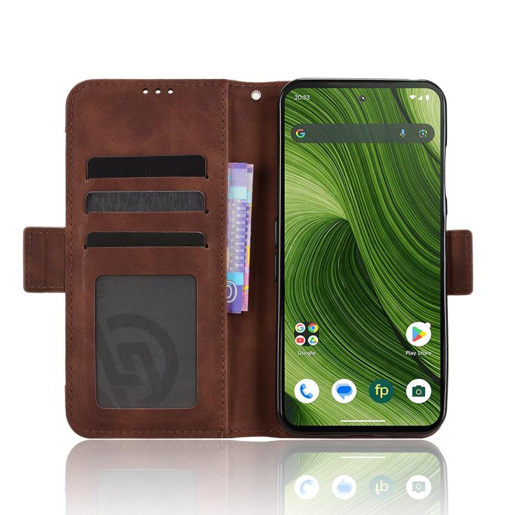 For Fairphone 6 Skin Feel Calf Texture Card Slots Leather Phone Case
