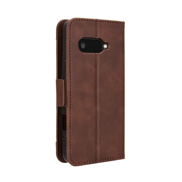 For Kyocera Digno SX4 Skin Feel Calf Texture Card Slots Leather Phone Case