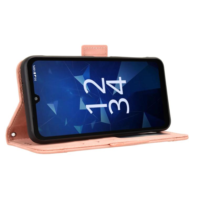 For Kyocera Digno SX5 KC-S306 Skin Feel Calf Texture Card Slots Leather Phone Case