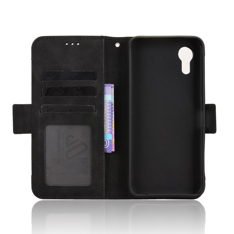 For Kyocera Digno SX5 KC-S306 Skin Feel Calf Texture Card Slots Leather Phone Case