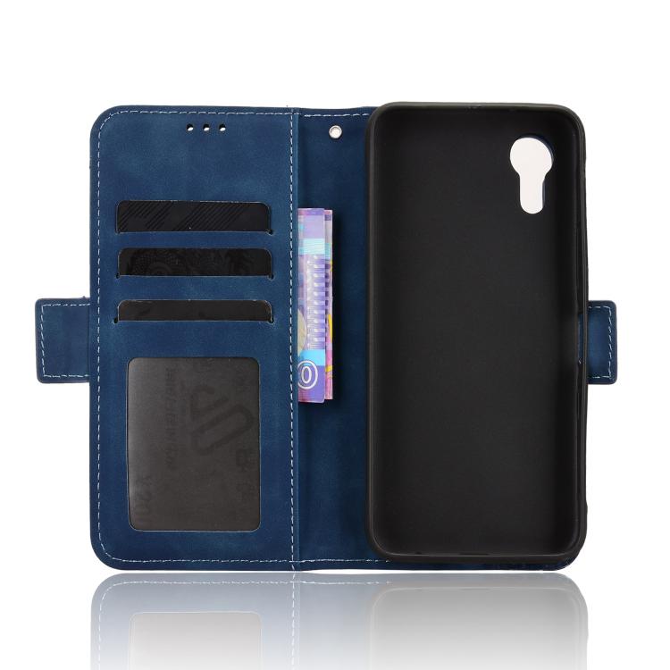 For Kyocera Digno SX5 KC-S306 Skin Feel Calf Texture Card Slots Leather Phone Case