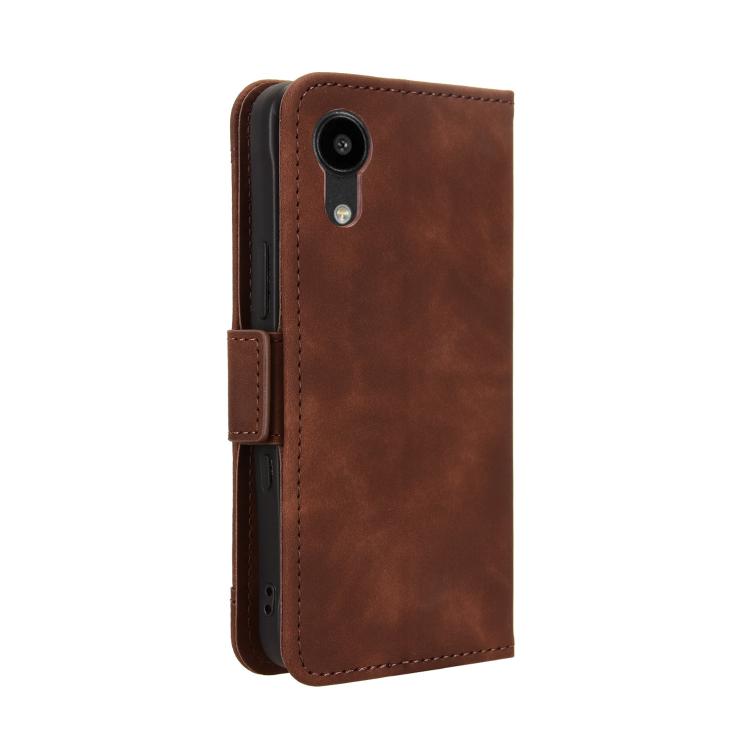 For Kyocera Digno SX5 KC-S306 Skin Feel Calf Texture Card Slots Leather Phone Case