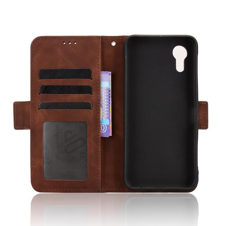 For Kyocera Digno SX5 KC-S306 Skin Feel Calf Texture Card Slots Leather Phone Case