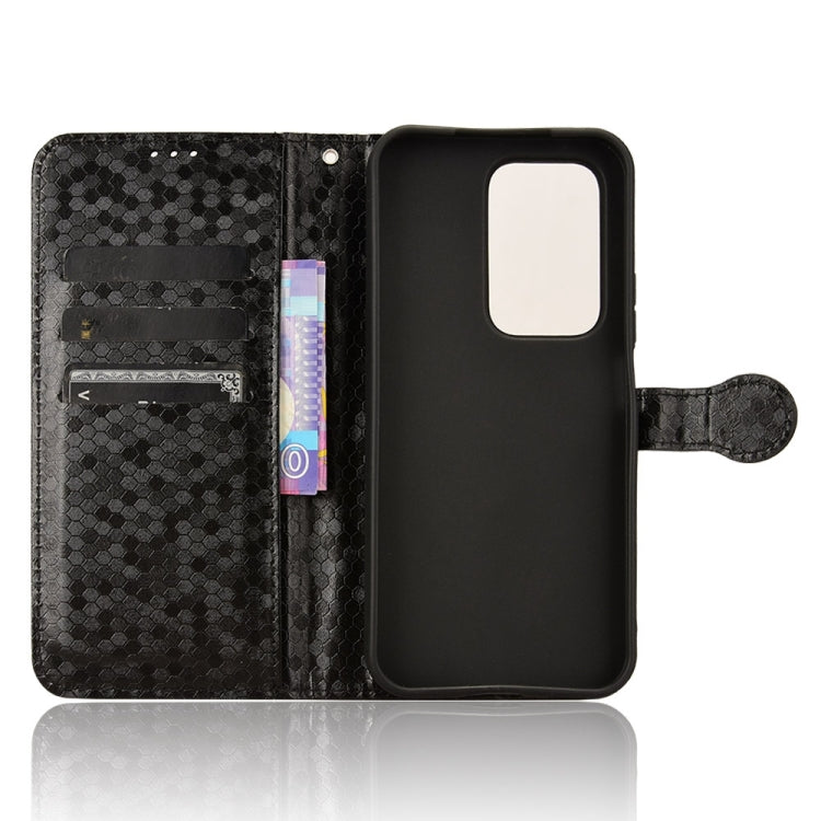 For Honor 200 Lite Global Honeycomb Dot Texture Leather Phone Case