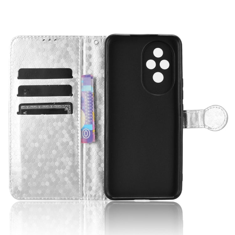 For Honor 200 5G Honeycomb Dot Texture Leather Phone Case