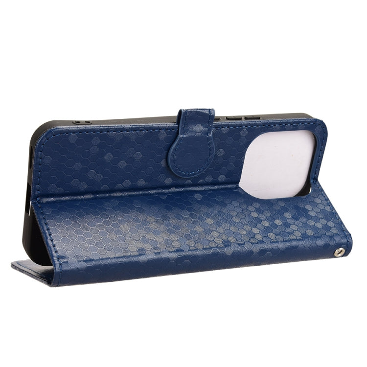 For Honor X60i 5G Honeycomb Dot Texture Leather Phone Case