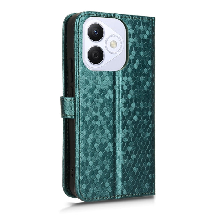 For Honor X60i 5G Honeycomb Dot Texture Leather Phone Case
