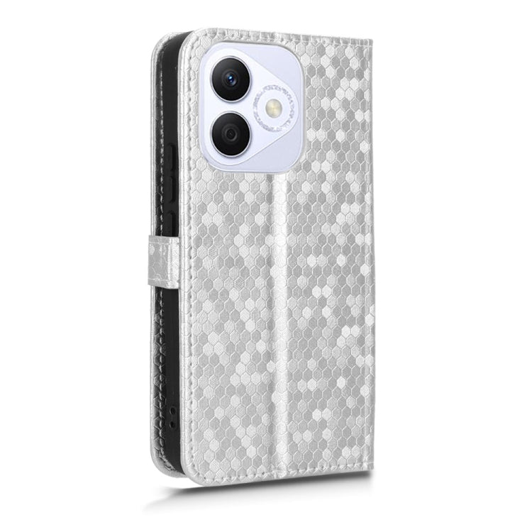 For Honor X60i 5G Honeycomb Dot Texture Leather Phone Case