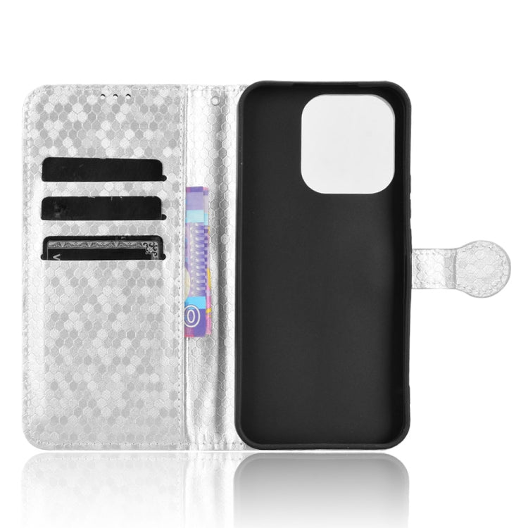 For Honor X60i 5G Honeycomb Dot Texture Leather Phone Case