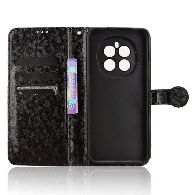 For Honor Magic7 5G Honeycomb Dot Texture Leather Phone Case