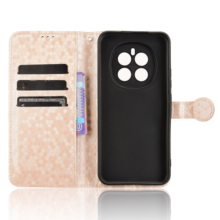 For Honor Magic7 5G Honeycomb Dot Texture Leather Phone Case