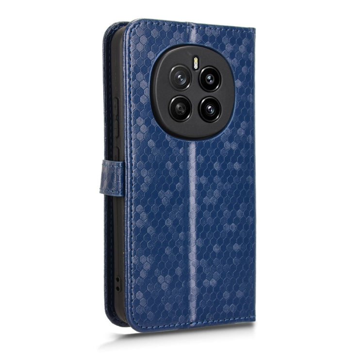 For Honor Magic7 5G Honeycomb Dot Texture Leather Phone Case