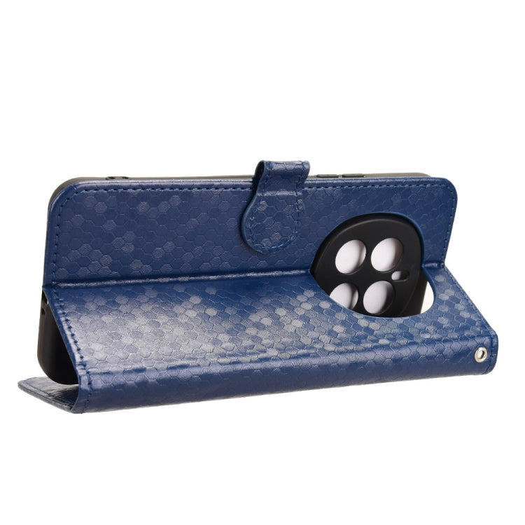 For Honor Magic7 5G Honeycomb Dot Texture Leather Phone Case