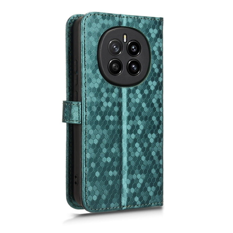 For Honor Magic7 5G Honeycomb Dot Texture Leather Phone Case