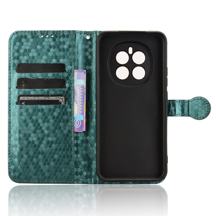 For Honor Magic7 5G Honeycomb Dot Texture Leather Phone Case