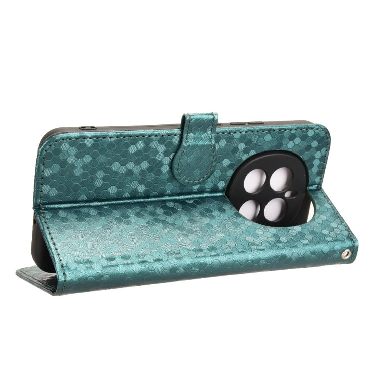 For Honor Magic7 5G Honeycomb Dot Texture Leather Phone Case