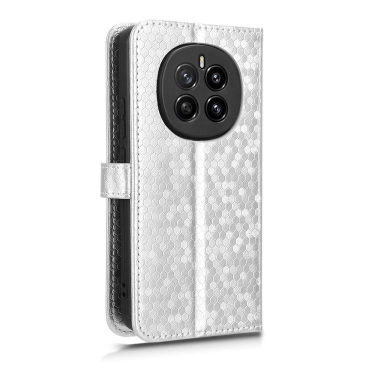 For Honor Magic7 5G Honeycomb Dot Texture Leather Phone Case