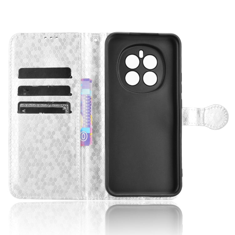 For Honor Magic7 5G Honeycomb Dot Texture Leather Phone Case