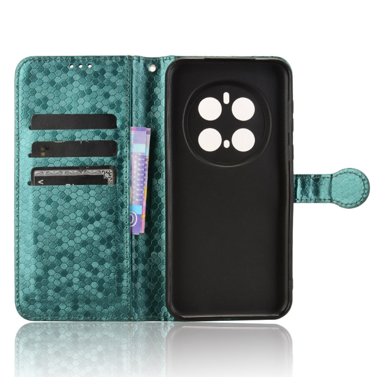 For Honor Magic7 Pro 5G Honeycomb Dot Texture Leather Phone Case