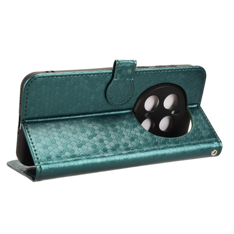 For Honor Magic7 Pro 5G Honeycomb Dot Texture Leather Phone Case