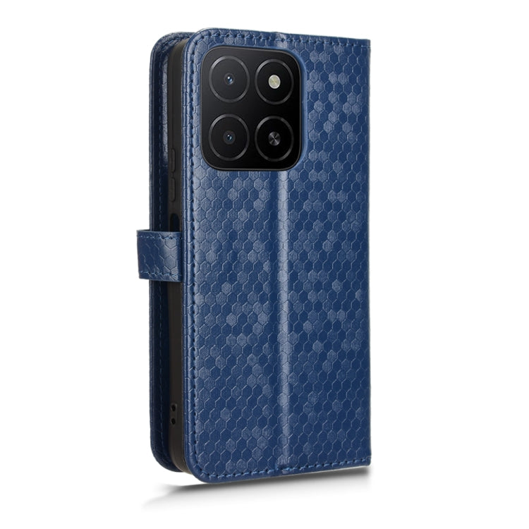 For Honor X5b 4G / X5b Plus 4G Honeycomb Dot Texture Leather Phone Case