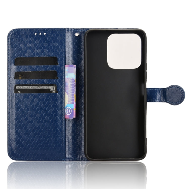 For Honor X5b 4G / X5b Plus 4G Honeycomb Dot Texture Leather Phone Case