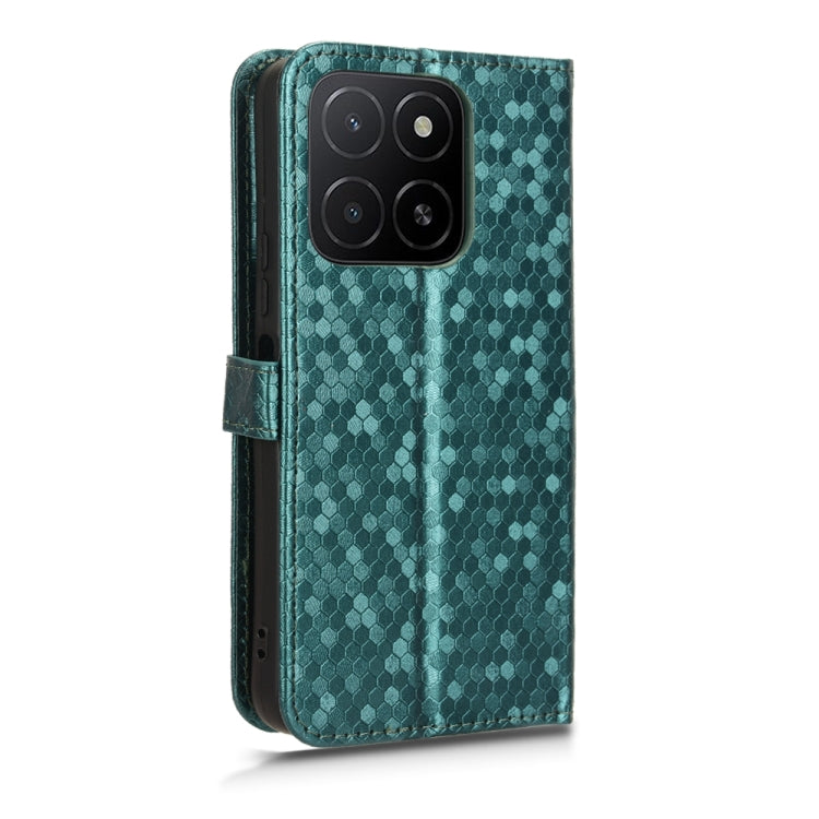 For Honor X5b 4G / X5b Plus 4G Honeycomb Dot Texture Leather Phone Case