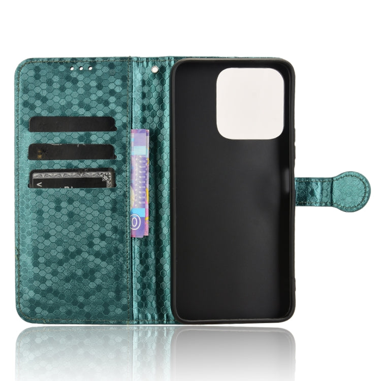 For Honor X5b 4G / X5b Plus 4G Honeycomb Dot Texture Leather Phone Case