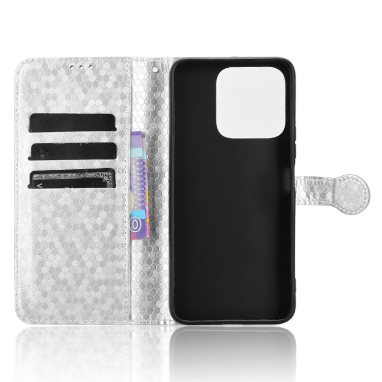 For Honor X5b 4G / X5b Plus 4G Honeycomb Dot Texture Leather Phone Case