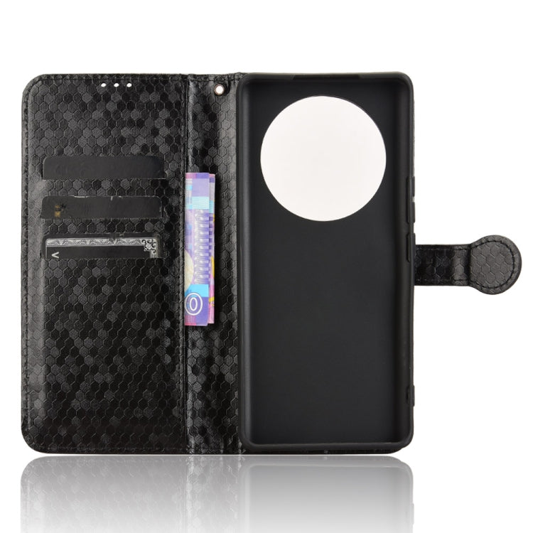 For Honor X9c 5G / Magic7 Lite 5G Honeycomb Dot Texture Leather Phone Case