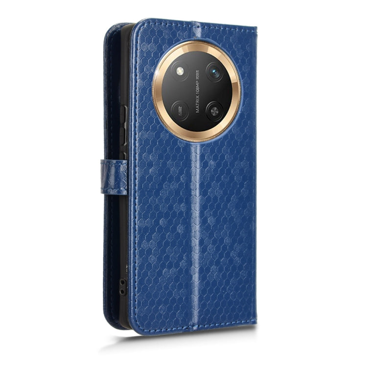 For Honor X9c 5G / Magic7 Lite 5G Honeycomb Dot Texture Leather Phone Case