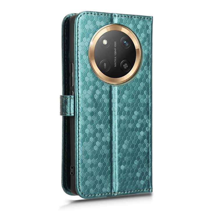 For Honor X9c 5G / Magic7 Lite 5G Honeycomb Dot Texture Leather Phone Case